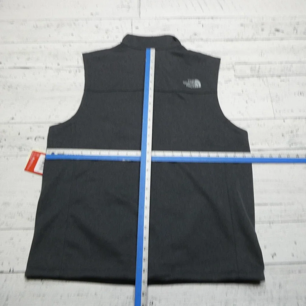 The North Face Ridgewall Soft Shell Vest Mens Large Dark Grey WindWall NF0A3LGZ